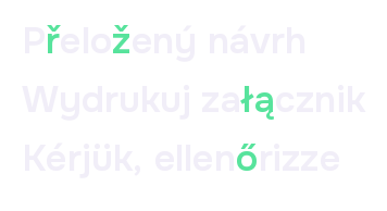 The same lines with their diacritics