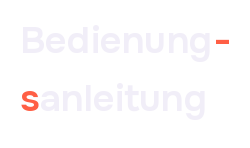 Bedienung-sanleitung, incorrect hyphenation