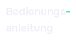 Bedienungs-anleitung, correct hyphenation